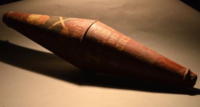Carotte de débit de tabac en tôle peinte...