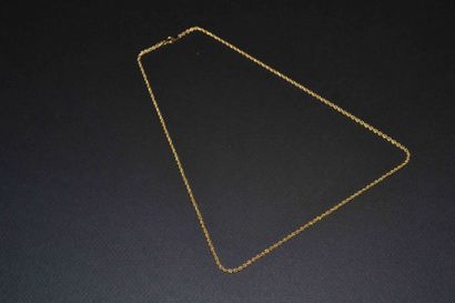 COLLIER en or jaune maille torsadée

Poids...