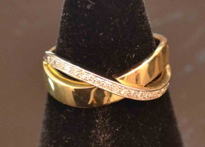 BAGUE deux ors et diamants

TDD :54

Poids...