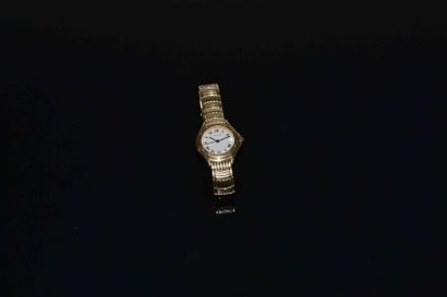 MONTRE DE DAME cadran et bracelet en or jaune...