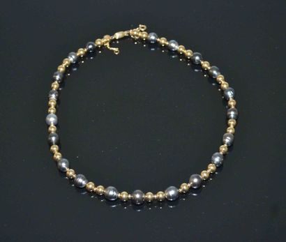 COLLIER de perles de culture et perles en...