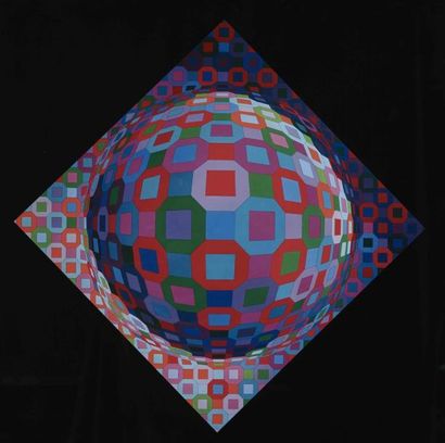 Victor Vasarely
PLANETARY, 1974 Estampe gélatinée...