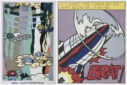 Roy Lichtenstein
Lot de deux affiches: Femme...