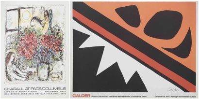Alexander CALDER/ Marc CHAGALL
Lot de deux...