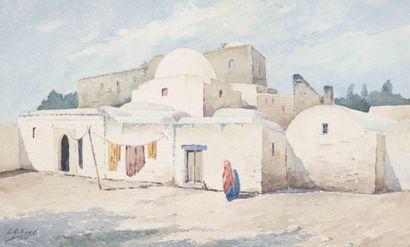 Louis ACHARD
Village tunisien, 1930 Aquarelle...