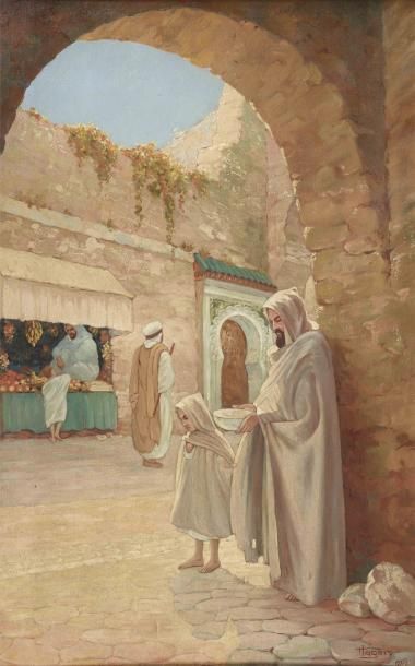 HAGERY
Casbah, 1929 Huile sur toile signée...
