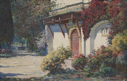 Jules BLANCPAIN
Maison mauresque, 1900 Huile...