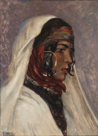 Geneviève GAVREL
Portrait de femme au voile...