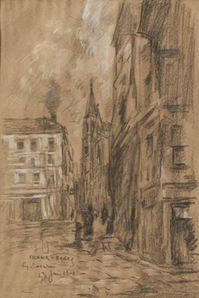 FRANK BOGGS
Saint Séverin, 1900 Dessin au...