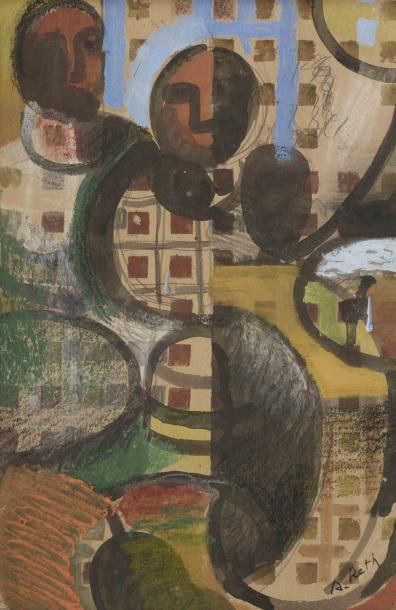 Alfred RETH
Sans Titre, vers 1940 Gouache,...