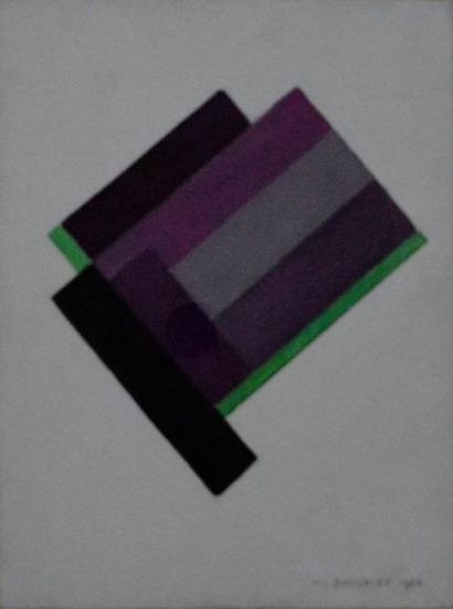 Henrik BERLEWI
Composition Crayon sur papier,...