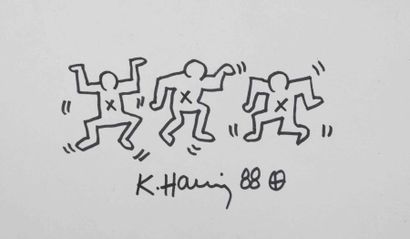 KEITH HARING
Three Dead Man Dancing, 1988...
