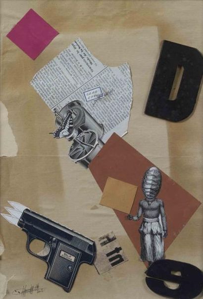 PATRICK CHELLI
Sans titre, 2007 Collage sur...