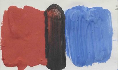 BRAM BOGART
Composition, 1997 Huile sur papier...