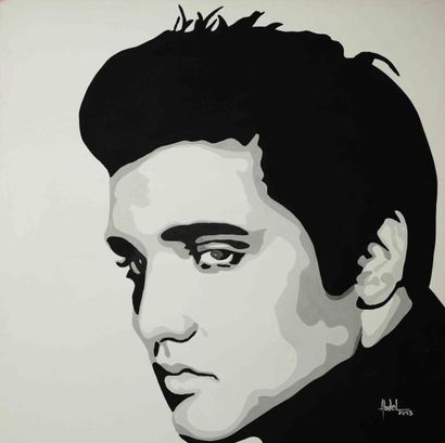 Abdel
Elvis Prestley, 2013. Pistolet sur...