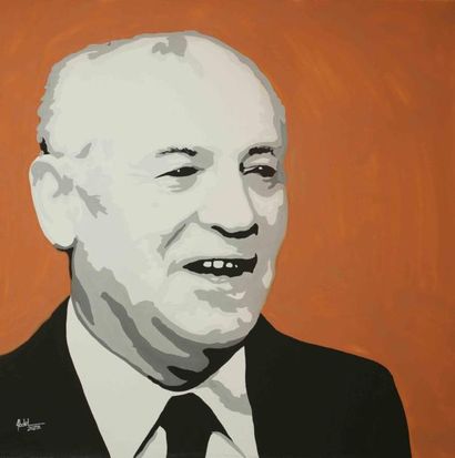 Abdel
Gorbatchev, 2013. Pistolet sur toile...