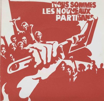 MAI 68 LOT DE QUATRE 45 TOURS Sérigraphie...