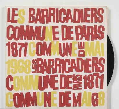 MAI 68 LOT DE QUATRE 45 TOURS Sérigraphie...