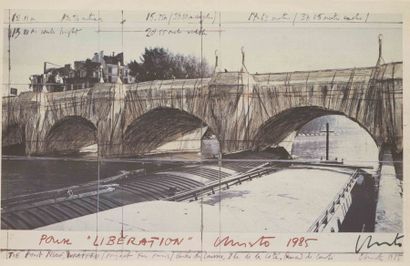 CHRISTO
Le pont neuf pour Libération, 1985
Tiré...