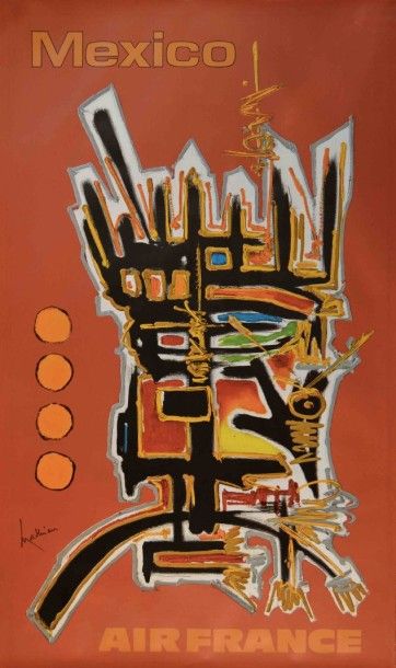 Georges MATHIEU

Affiche Air France Mexico...