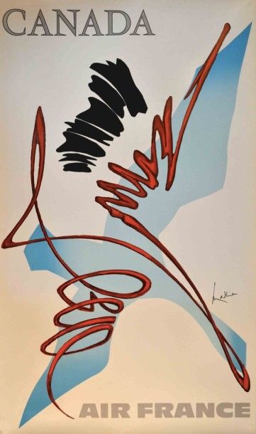 Georges MATHIEU

Affiche Air France Canada...