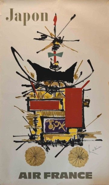 Georges MATHIEU

Affiche Air France Japon...