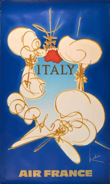 Georges MATHIEU

Affiche Air France Italy...