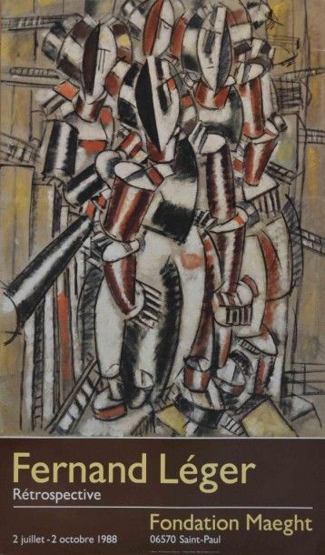 Fernand LEGER

Lot de deux affiches :

-...