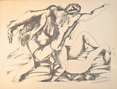 Osip ZAKINE
Sans titre
Lithographie sur papier...