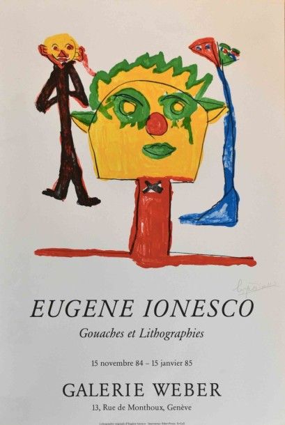 Eugène IONESCO
Affiche de l'exposition à...
