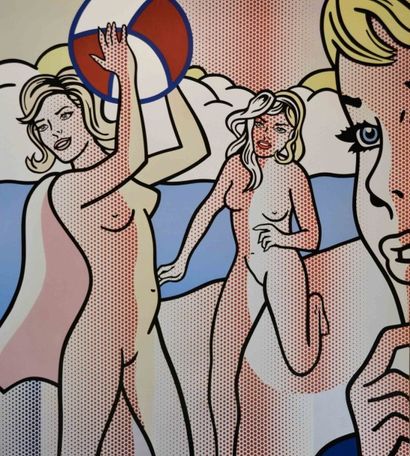 Roy LICHTENSTEIN
Lot de trois affiches:
Paysage,
89...