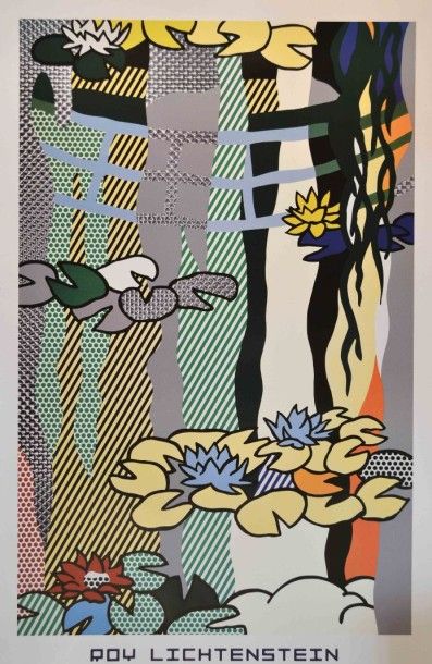 Roy LICHTENSTEIN
Lot de trois affiches:
Paysage,
89...