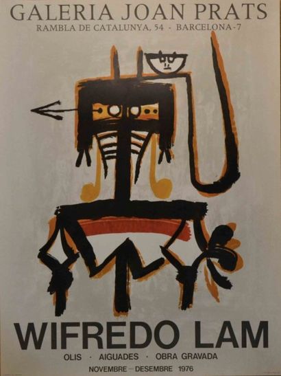 Wilfredo LAM 

Lot de deux affiches:

- Exposition...