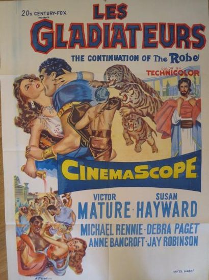 LES GLADIATEURS (1954) de Delmer Daves avec...