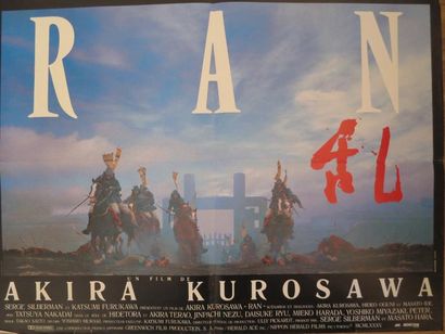 RAN (1985) DE Akira Kurosawa Affichette 0,80...