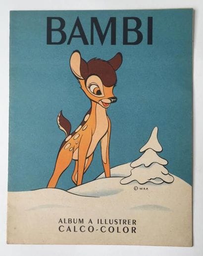DISNEY
Bambi
Album illustré de décalcomanies...