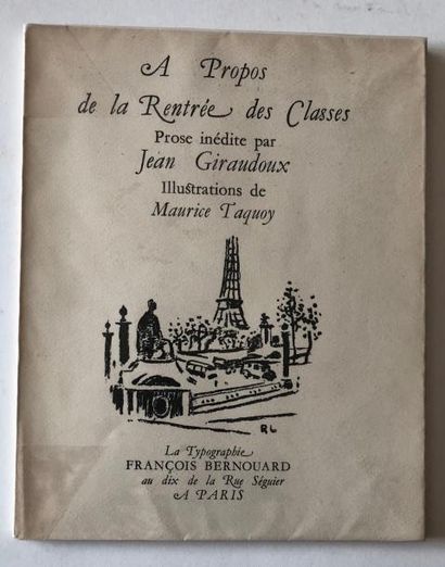 TAQUOY MAURICE
A propos de la rentrée des...