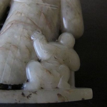 Composition figurant l’Immortel Shoulao dieu...