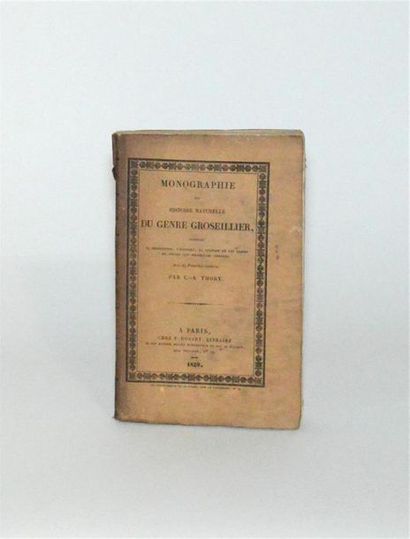 THORY (Claude Antoine) Monographie, ou Histoire...