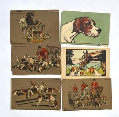 CARTES POSTALES - CHIENS 14 cartes postales...