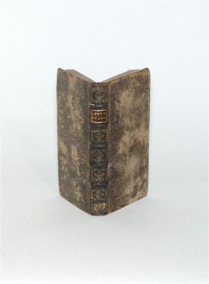 BOURGUET (Louis) Lettres Philosophiques sur...