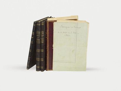 Manuscrits LUPPÉ (Louis de) Voyages manuscrits...