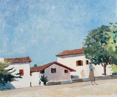 Willem VAN HASSELT (1882-1963)
« À Ainhoa,...