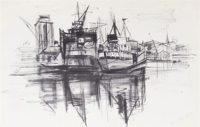 Robert VALLET (1907-1983)
« Les docks de...