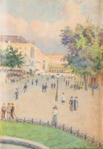 Georges HILDEBRAND (1880-1964)
« Place de...