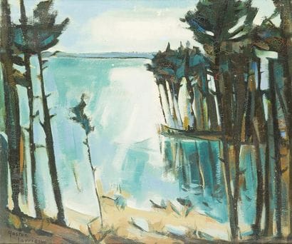 Gaston LARRIEU (1908-1983)
« Etang blanc...