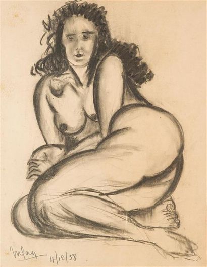 Jean-Maurice GAY (1899-1961)
« Modèle accoudé,...