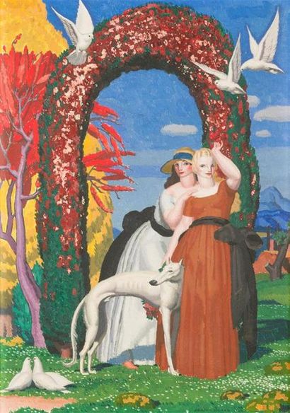 Jean DUPAS (1882-1964)
« L'arcade pourpre...