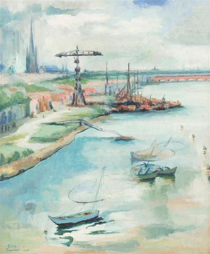 Edith DESSAUX (XXéme)
« Port de Bordeaux...