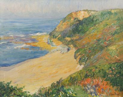 Louis FLOUTIER (1882-1936)
« La crique »
Huile...